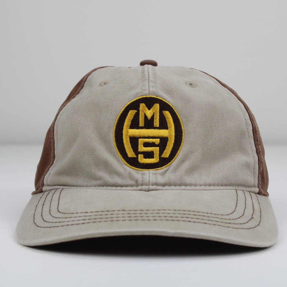 Ultra Club Milton Hershey MHS Baseball Cap Hat Brown Tan Cotton Adjustable Strap
